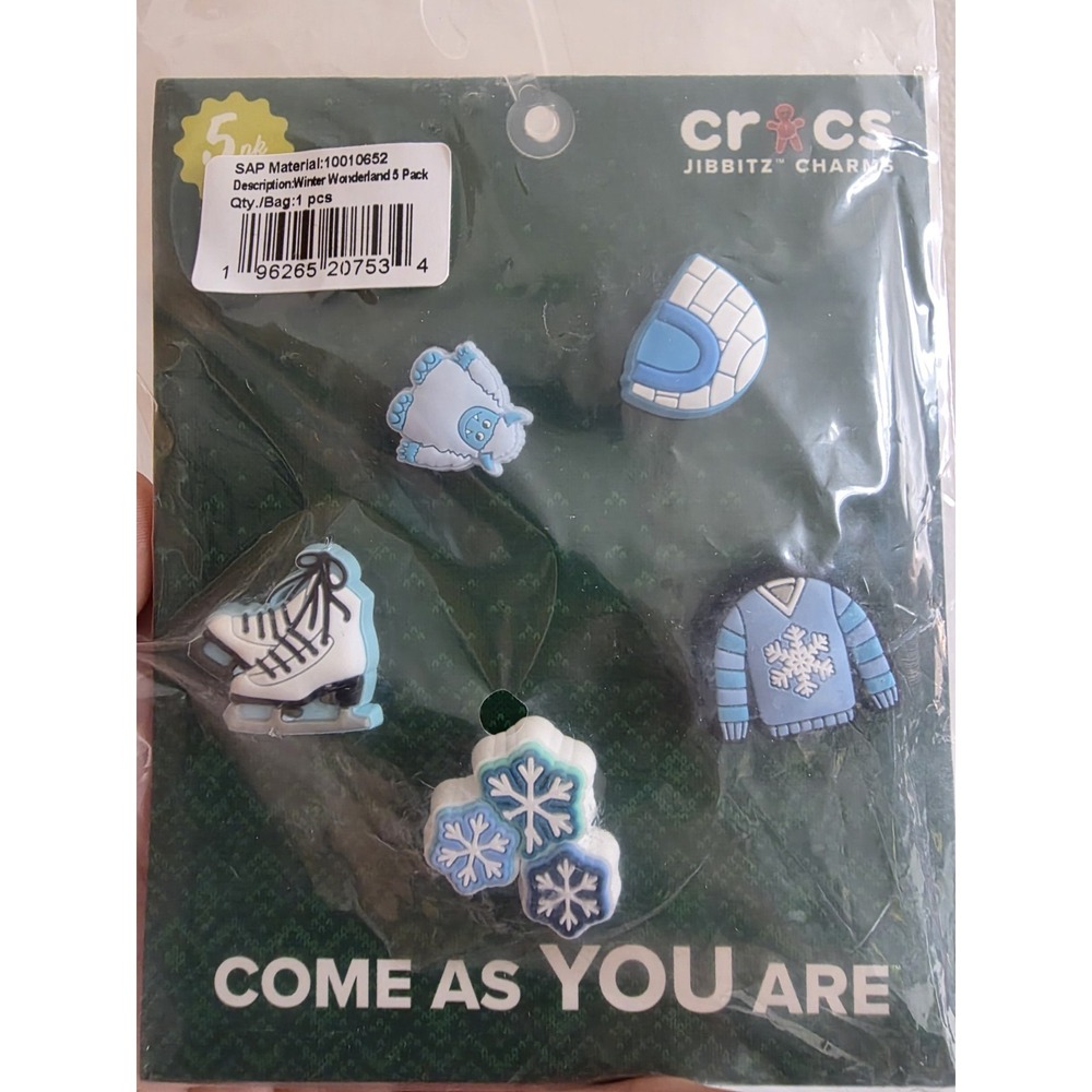 Crocs Winter Holidays Jibbitz (5-Pack)‎